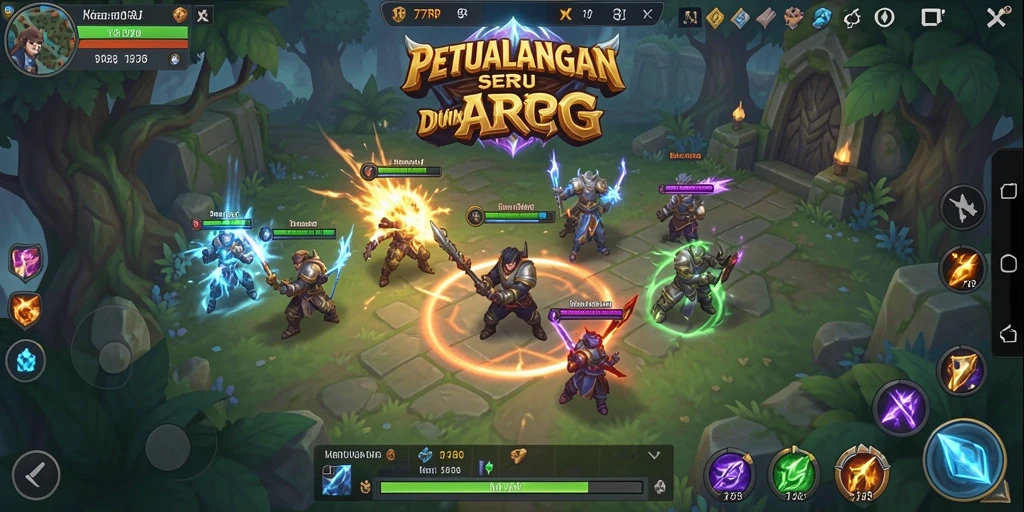 Gambaran gameplay seru dalam 77RP yang penuh aksi.