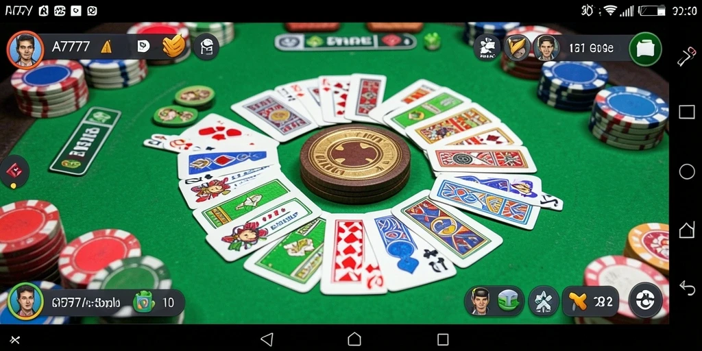 Tampilan gameplay Gaple A7777 yang menarik dan mengasyikkan.