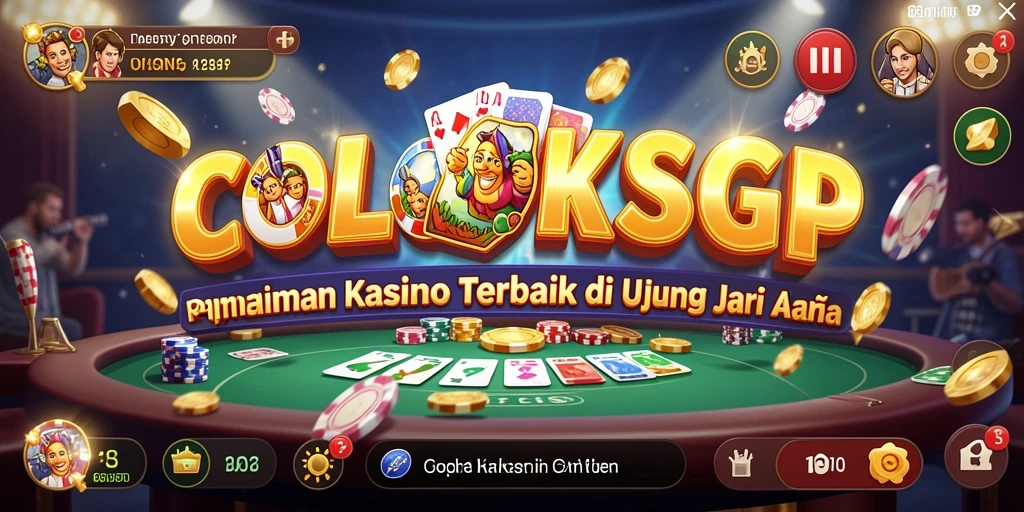 Tampilan gameplay COLOKSGP dengan pengalaman kasino yang menyenangkan.