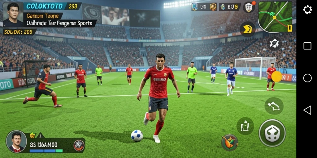 Screenshot COLOKTOTO menampilkan aksi seru dalam permainan olahraga.