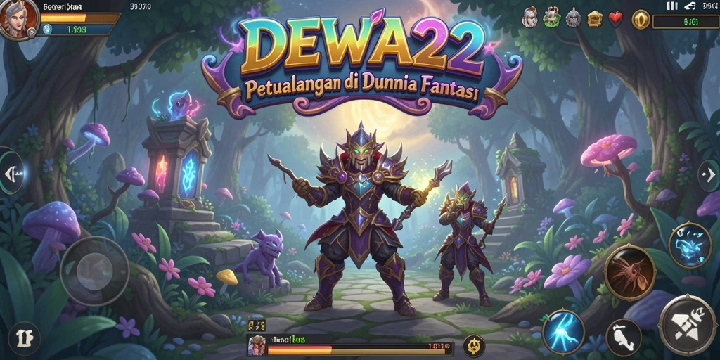 Tangkapan layar gameplay DEWA22 menampilkan petualangan seru dan visual yang menakjubkan.