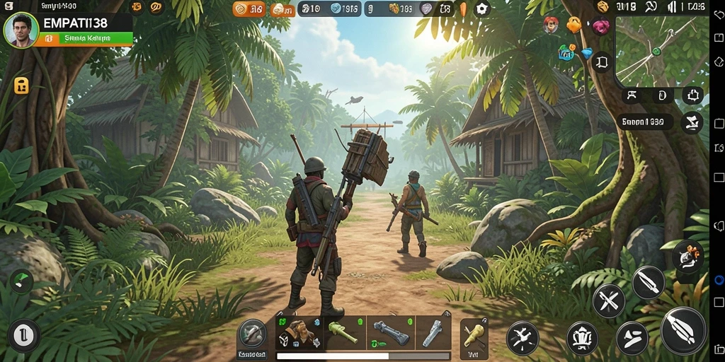 Gameplay EMPATI138 menampilkan interaksi karakter yang dinamis dan situasi kehidupan menarik.