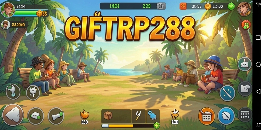 Tangkapan layar utama GIFTRP288 yang menunjukkan gameplay yang seru.