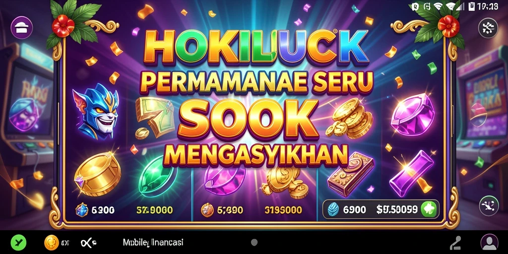 Screenshot gameplay HOKILUCK menampilkan keseruan permainan Slot.