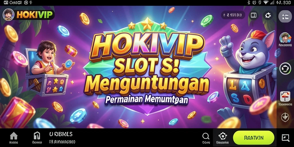 Tampilan gameplay HOKIVIP yang memukau dan penuh warna.