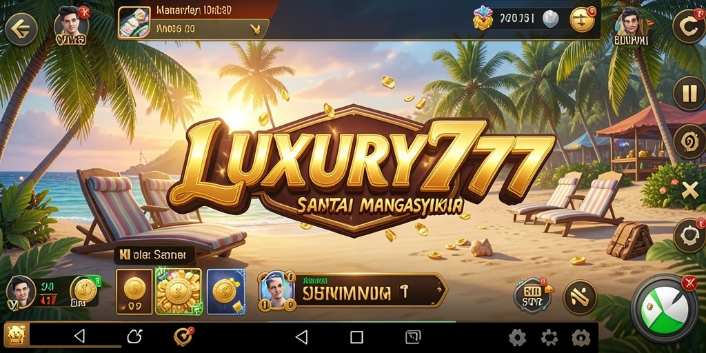 Screenshot gameplay LUXURY777 menampilkan keseruan permainan santai.