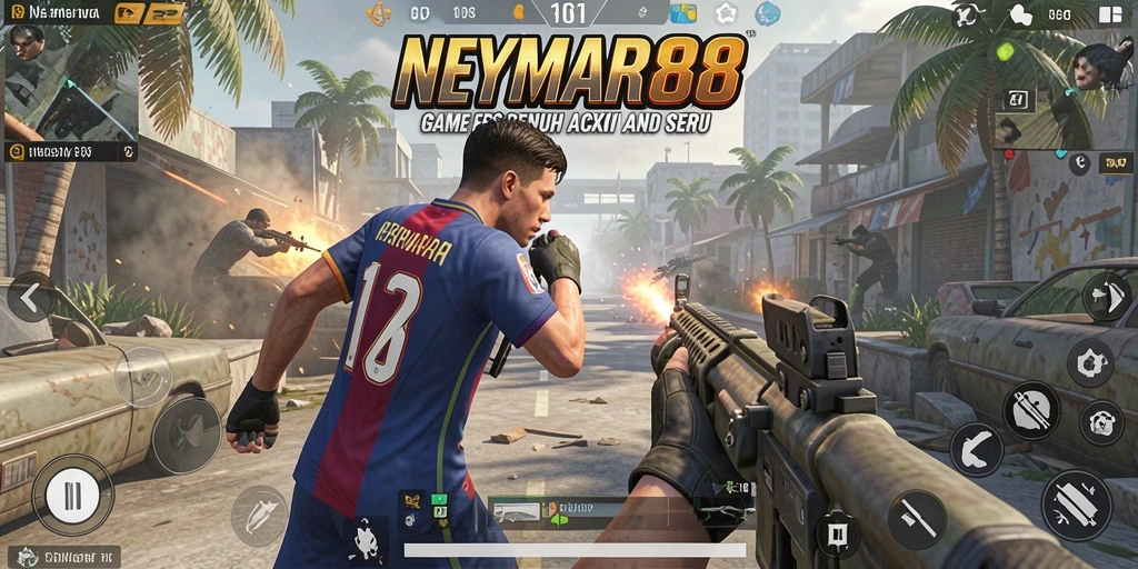 Tampilan gameplay seru NEYMAR88 yang menampilkan aksi mendebarkan.