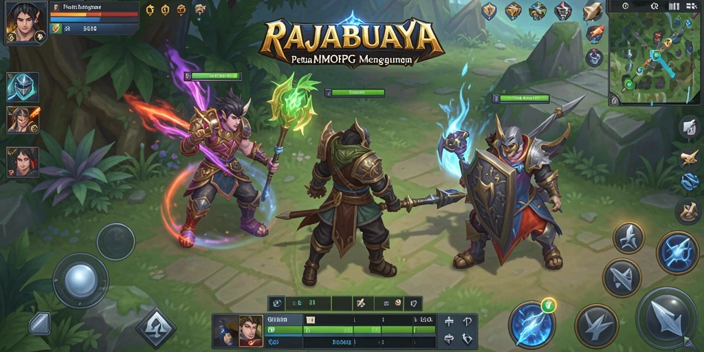 Tampilan menarik dari gameplay RAJABUAYA yang seru dan mengasyikkan.