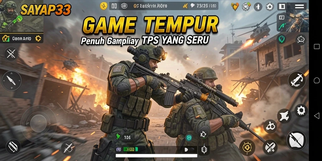 Tampilan gameplay seru dalam SAYAP33 dengan aksi yang mendebarkan.
