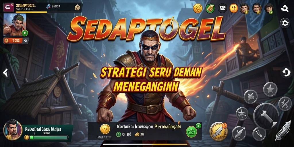 Tampilan gameplay SEDAPTOGEL yang mendebarkan dan penuh strategi.