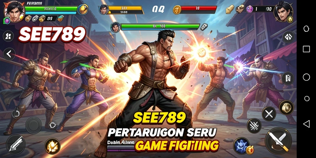 Screenshot gameplay menampilkan pertarungan seru dalam SEE789.