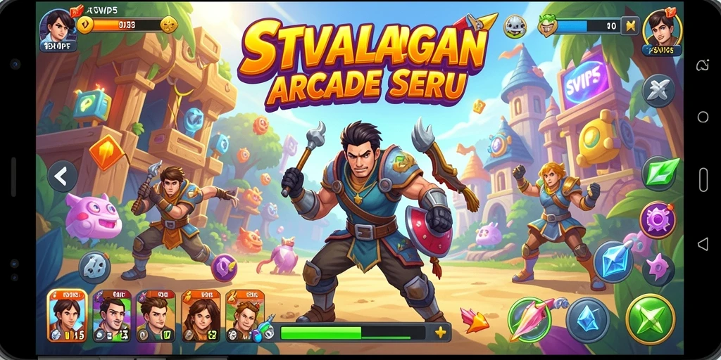 Tampilan gameplay seru di SVIP5 yang penuh tantangan.