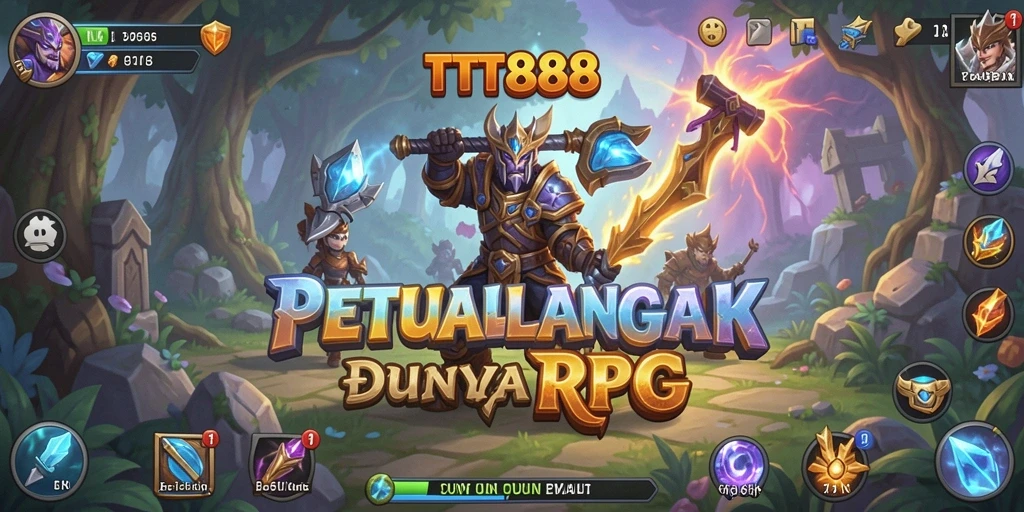 Screenshot gameplay TTT888 menampilkan aksi pertempuran yang mendebarkan.