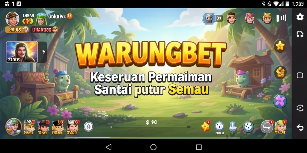 Tampilan gameplay santai di WARUNGBET yang menghibur.