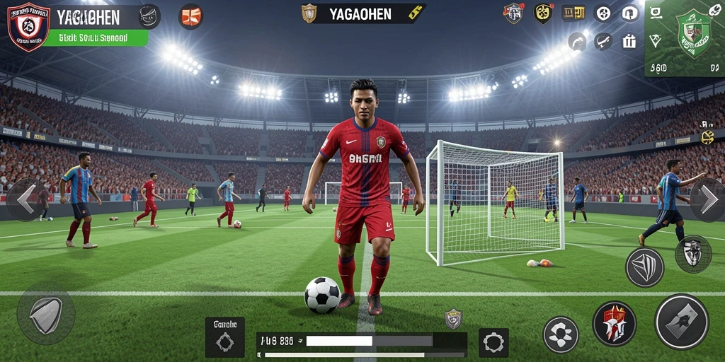 Tampilan gameplay seru dari YAGAOHEN saat pertandingan berlangsung.